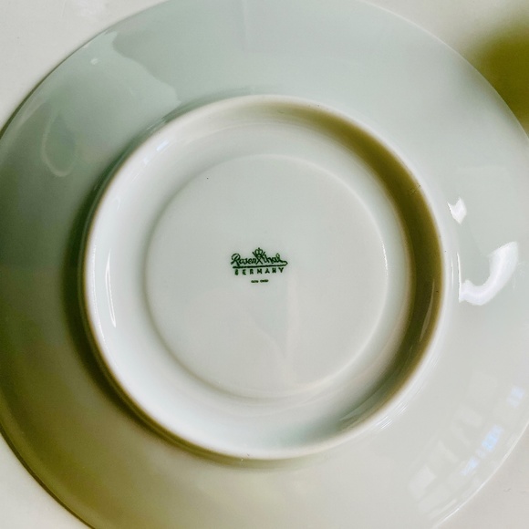 Rosenthal White Porcelain Espresso Cup Saucer Bowl Bundle Vintage Mid-Century - Picture 15 of 16